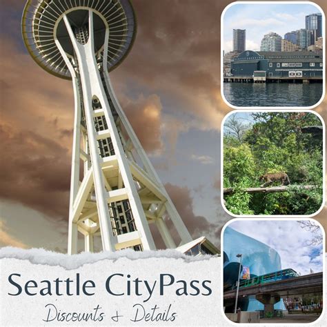 Seattle city pass aaa discount. Save 31% on admission to The Museum of Flight plus 2 must-see attractions with Seattle C3 tickets. One simple purchase gives you admission to multiple attractions. And with 9 days to use your tickets, you’ll have plenty of time to spend at each attraction. Save time researching. Only the best attractions, like The Museum of Flight, are ... 