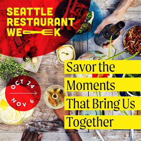 Seattle dining week. SRW Hours. Monday: 11:00 am - 8:30 pm Tuesday: 11:00 am - 8:30 pm Wednesday: 11:00 am - 8:30 pm Thursday: 11:00 am - 8:30 pm Friday: 11:00 am - 3:00 pm 