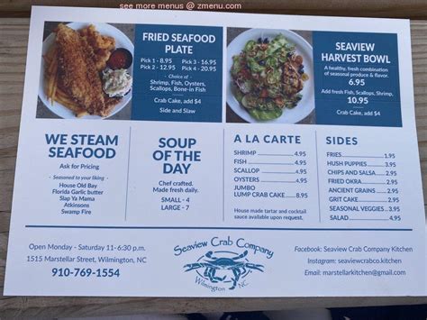 Seaview plans to share the food truck's schedule on social media each Tuesday for the week ahead, Oracion said. Along with prepared fare from the food truck and midtown kitchen, Seaview sells fresh seafood at the brick-and-mortar markets at 1515 Marstellar St. and 6458 Carolina Beach Road, plus five open-air markets throughout the region.