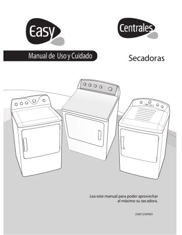 Secadora caballero blanco manual de servicio. - Bpl sanyo microwave oven user manual.