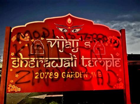 Second East Bay Hindu Temple hit by vandalism in two weeks