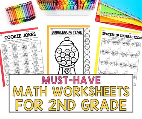 Second Grade Math Worksheets Have Fun Teaching