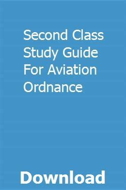 Second class study guide for aviation ordnance. - Die gesellschaftliche isolation und das selbstverständnis des  komponisten der gegenwart.