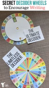 Secret Decoder Wheels To Encourage Writing Uplifting Mayhem