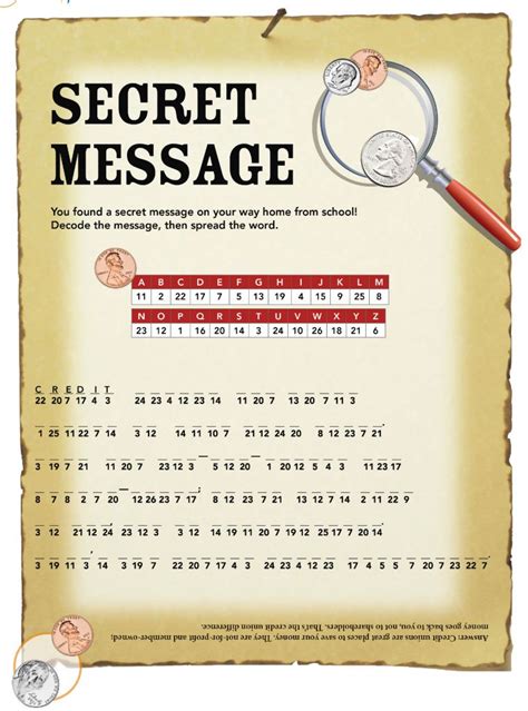 Secret Message Generator Printable