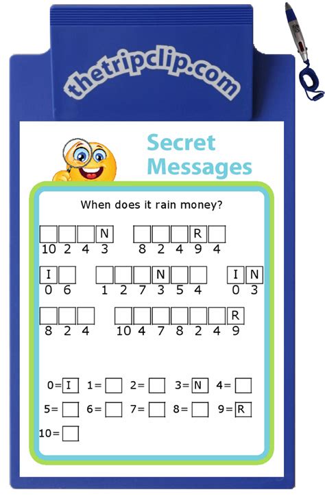 Secret Message Puzzles are great for teaching problem solving that