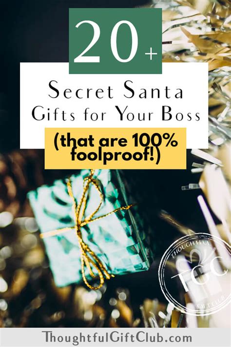 Secret Santa Gifts For A Boss