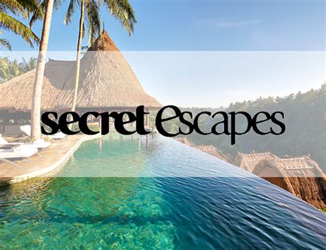 Secret escapes secret escapes secret escapes. Exclusive membership to a wide selection of stylish hotels and holidays selected by our travel experts. Added extras. We like to go the extra mile to make your stay even more special with our added extras and inclusions. Secret Escapes is an exclusive members only travel club offering our members huge discounts and great deals on hand-picked ... 