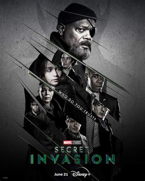 Secret invation. Who do you trust? Marvel Studios’ Secret Invasion, an Original series, is streaming June 21 on Disney+ 