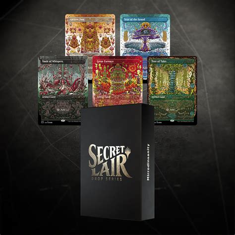 Secret lair drop. Nov 25, 2019 · The Secret Lair drops in 2019 will come with the contents below, as well as a code for unique card sleeves on Magic: The Gathering Arena and a unique code from Magic: The Gathering Online for a non-foil digital version of that drop (the drops with tokens have a little something extra, which will be listed below). 