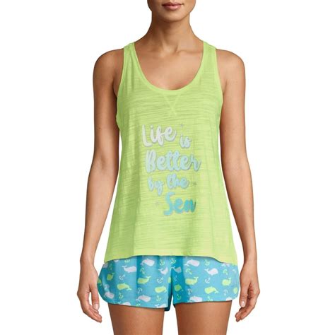 Sweet Dreams with sweet style, in this sleeveless tank from Secret Treasures is a comfortable and stylish top. The top is crafted in super soft 95% rayon 5% spandex jersey knit fabric and features contrast trim details with a silhouette that is relaxed and fashionable.. 