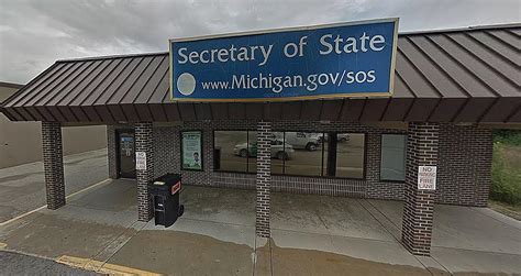 Secretary of state locations michigan. Secretary of State Branch Office (Hudsonville) Hudsonville, Michigan. Address 5211 Cherry Avenue Plaza. Hudsonville, MI 49426. Get Directions. Phone (888) 767-6424. Fax (616) 669-7728. Hours. Monday. 