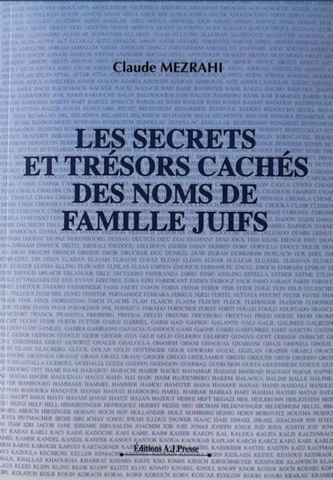 Secrets et trésors cachés des noms de famille juifs. - Helping children with low self esteem a guidebook helping children with feelings.