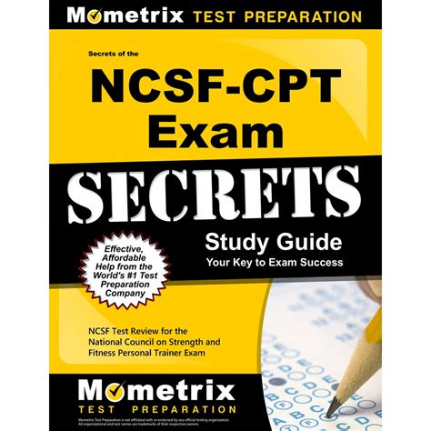 Secrets of the ncsf cpt exam study guide ncsf test. - Hesi evolve study guide in mental health.
