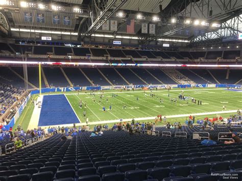 Seating view photos from seats at Ford Field, section 133, home of Det