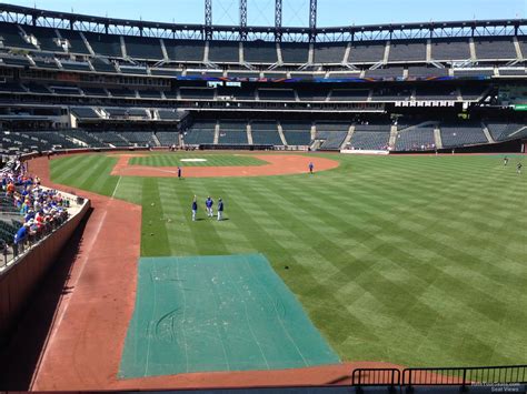 citi field » section 129. Lots of leg room, obstructed view of