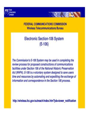 Section 106/TCNS Login - Federal Communications …