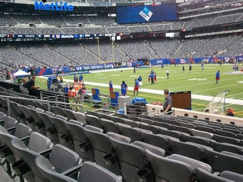 Seating view photos from seats at Metlife stadium, section 117, row 22, home of New York Jets, New York Giants, New York Guardians. See the view from your seat at Metlife stadium., page 1. ... 149 Metlife stadium (15) 111a Metlife stadium (12) 111c Metlife stadium (9) 115a Metlife stadium (21) 115c Metlife stadium (18) 200 Level; 201 Metlife .... 