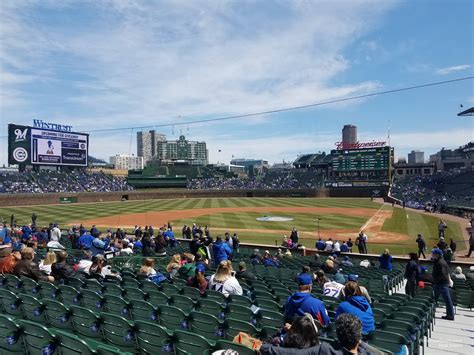 Seating view photo of Wrigley Field, section 117, row 2, seat 3 - Chi