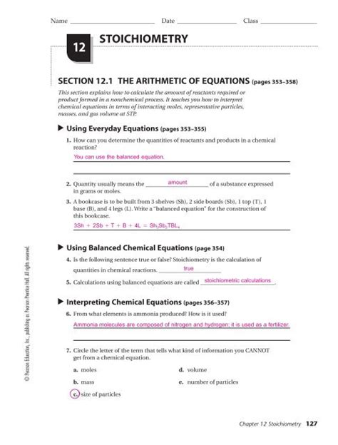 Section 12 1 the arithmetic of equations guided reading. - Manuale del proprietario del rimorchio di viaggio orbita fleetwood.
