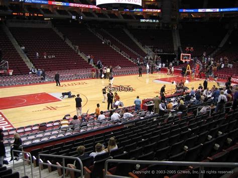 Toyota Center » section 121 » row 21. Photos Seating Chart NEW Sections Comments Tags. « Go left to section 122. Go right to section 120 ». Section 121 is tagged with: behind away team basketball bench. Row 21 is tagged with: 16 seats in the row.