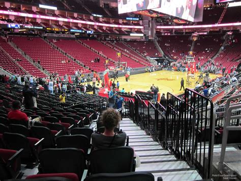 Toyota Center » section 120 » row 1. Pho