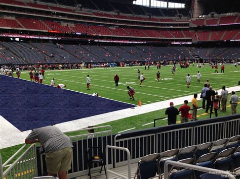 The Field Level at NRG Stadium is all 100-Leve