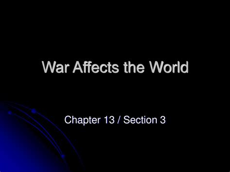Section 3 guided war affects the world. - Vauxhall vectra c estate workshop manual.