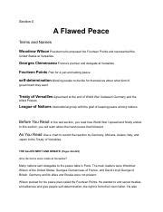 Section 4 guided a flawed peace answers. - Sample study guide for healthcare compliance.