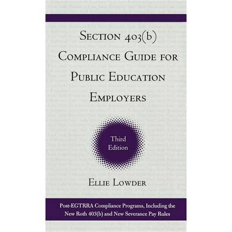 Section 403 b compliance guide for public education employers the final 403 b regulations and rel. - Dialogo e investigacion en las aulas.