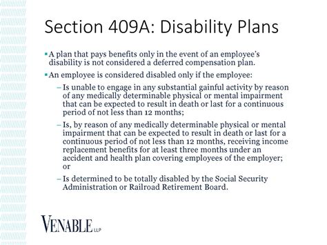 Section 409A Disability Definition Law Insider