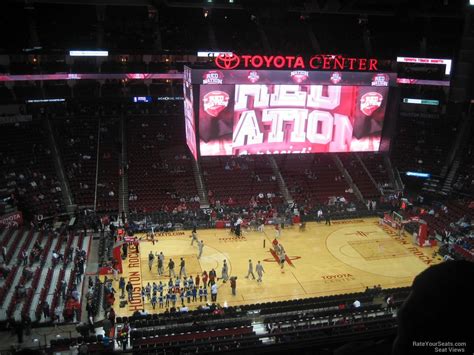 Seating view photo of Toyota Center, section 