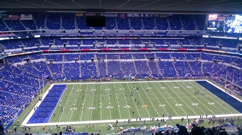 236. ★★★★SeatScore®. Street Level. Full Lucas Oil Stadium Seating Guide. Rows in Section 236 are labeled 1-13. An entrance to this section is located at Row 1. When looking towards the field/court, lower number seats are on the right..