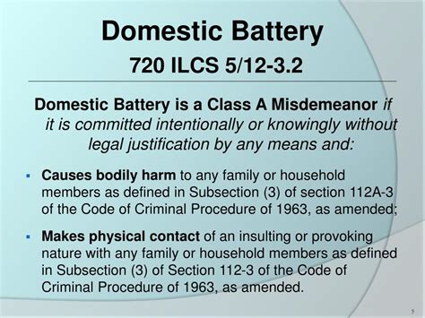 Section 720 ILCS 5/12-3.2 - Domestic Battery, 720 ILCS …