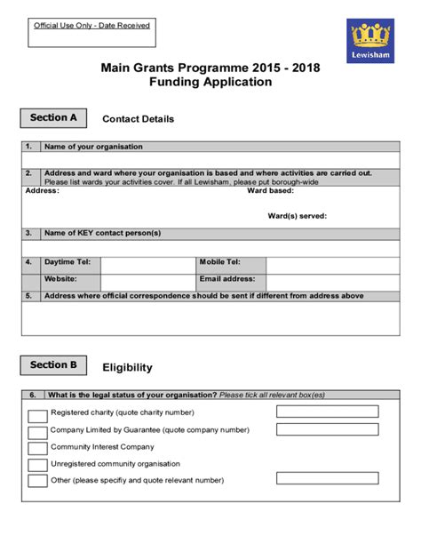 Section 9 Form - Lewisham Council - Cost of living support