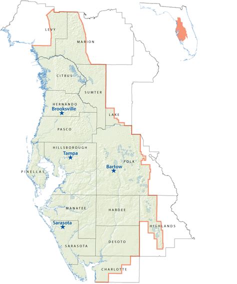 Section A, Maps - Public Supply Service Areas WaterMatters.org