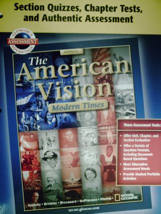 Section American Vision Quiz Answers