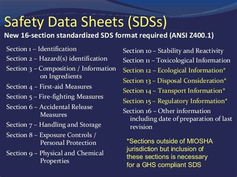 Section II should contain