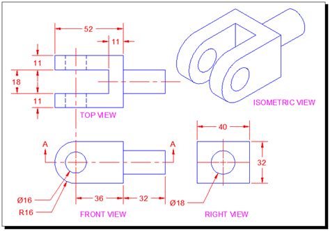 Section Views tutorial in AutoCAD with video