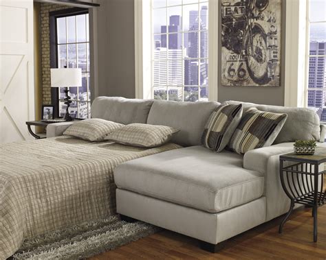 Sectional sleeper sofa with chaise. With a sleeper sectional, you can lounge on the cushioned seats, or convert it into a pull-out sofa bed for a comfortable night's sleep. Our modular Sectionals allows you to mix and match pieces in a variety of different ways to customize the perfect configuration for your space. Power and reclining sectionals are perfect for … 