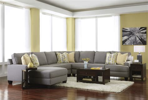 Sectionals Modern Living Room Grey