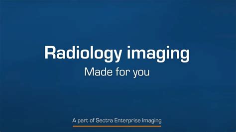 Sectra Radiology Imaging - YouTube