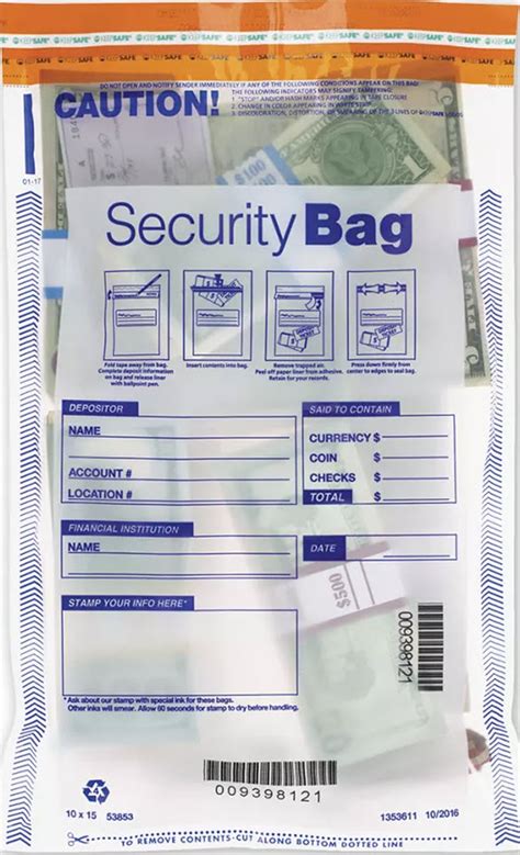 Secure Cash Advantage Deposit Bags
