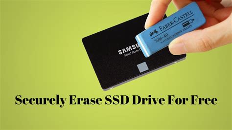 Secure erase. Alternatively, it recommends using the Secure Erase command if Block Erase is not supported on the SSD. Data Erasure Software for Secure Erasure of Hard Drives. There are specialized data erasure software tools aside from the manual commands to sanitize a hard disk drive and SSD, such as those based on the NIST 800-88 Clear and … 