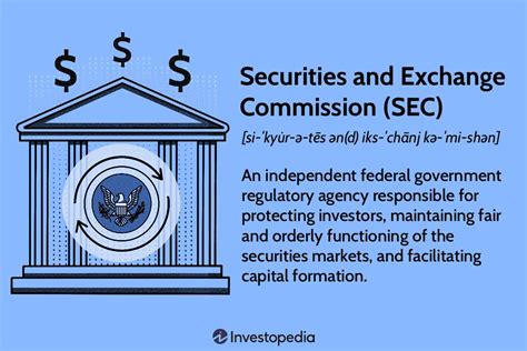Securities amp Exchange Commission SEC What It Does for Investors