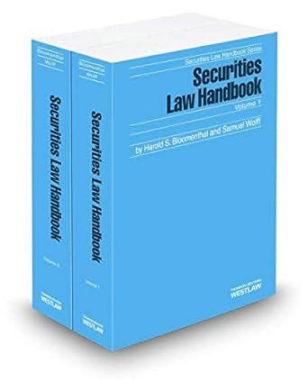 Securities law handbook securities law series. - Bmw 750il 1988 repair service manual.