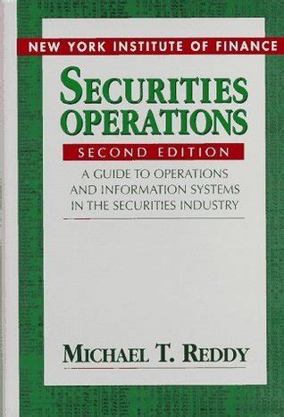 Securities operations a guide to operations and information systems in the securities industry. - Toyota corolla ae101 manual de reparación y servicio.