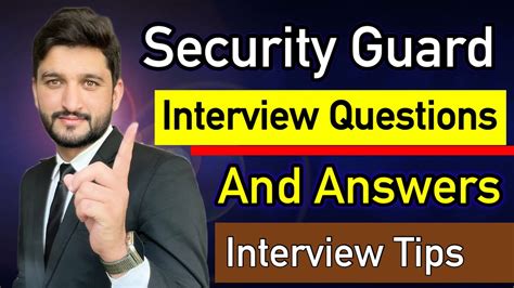 Security Guard interview questions Mr. Simon