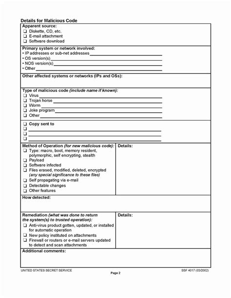 Security Incident Response Template