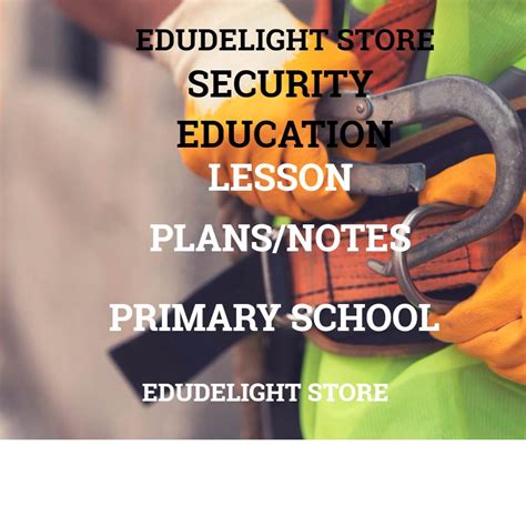 Security education for primary 5 third term.  Security means safety, as well as ...